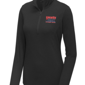 Sport-Tek Ladies Posicharge Tri-Blend Wicking 1/4-Zip Pullover